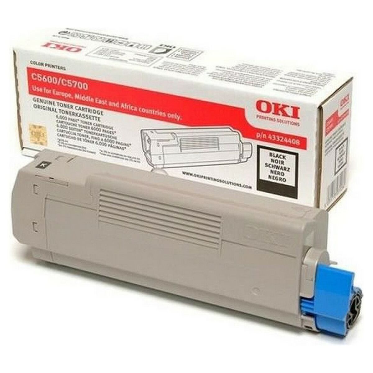 Toner OKI 43324408 Sort